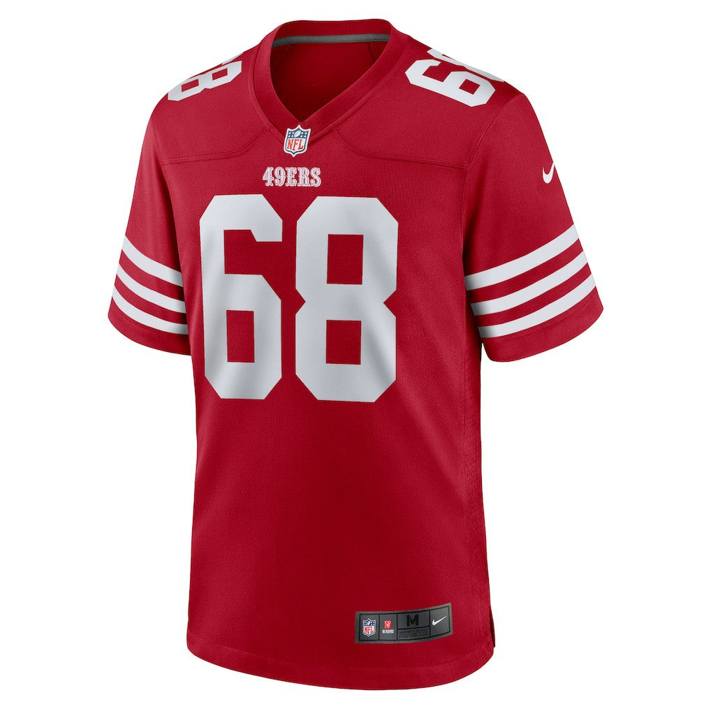Colton McKivitz San Francisco 49ers Game Jersey Scarlet - Nike