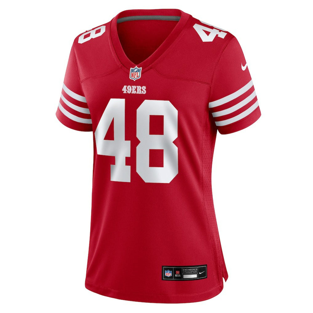 Tatum Bethune San Francisco 49ers Women's Team Game Jersey Scarlet - Nike