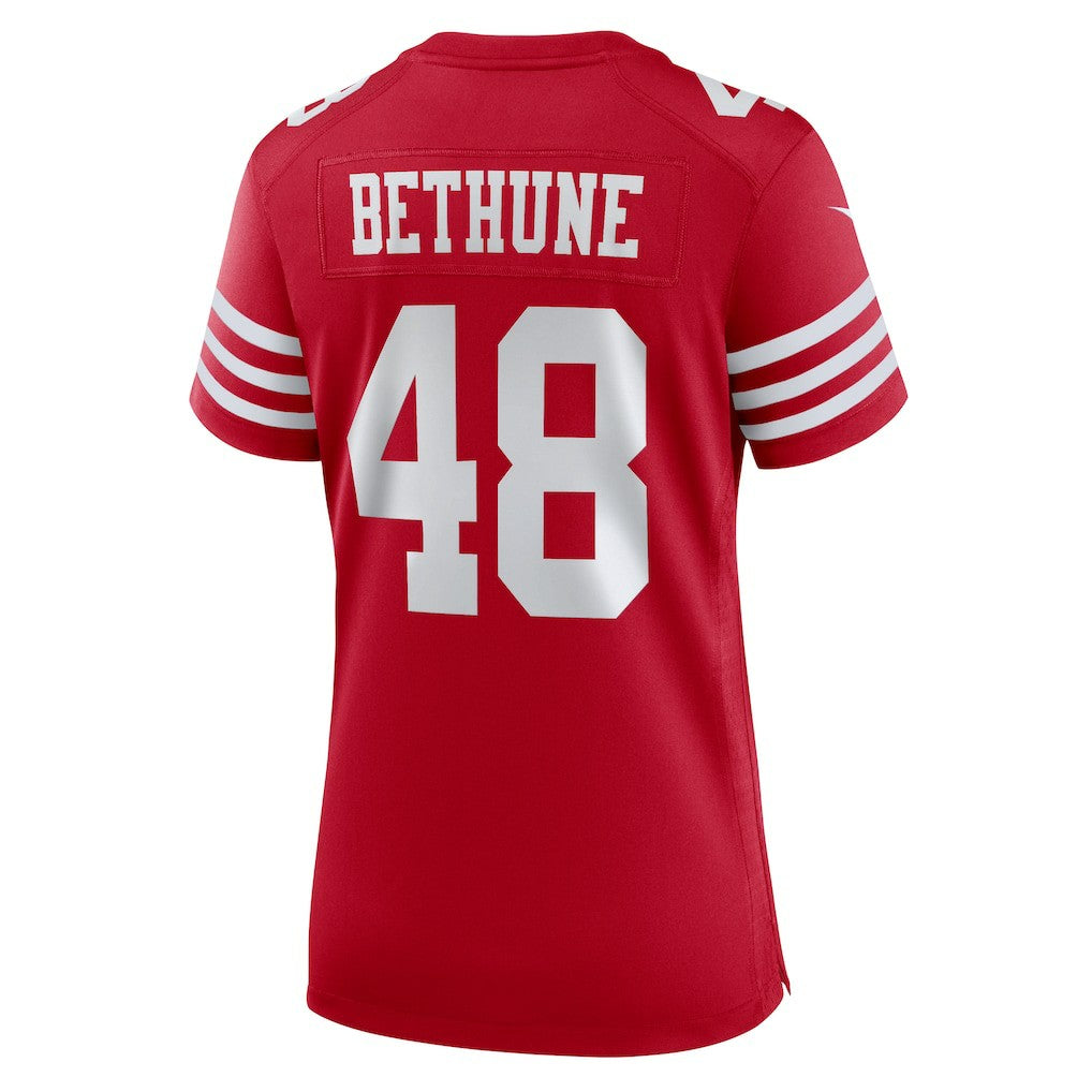 Tatum Bethune San Francisco 49ers Women's Team Game Jersey Scarlet - Nike