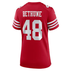 Tatum Bethune San Francisco 49ers Women's Team Game Jersey Scarlet - Nike