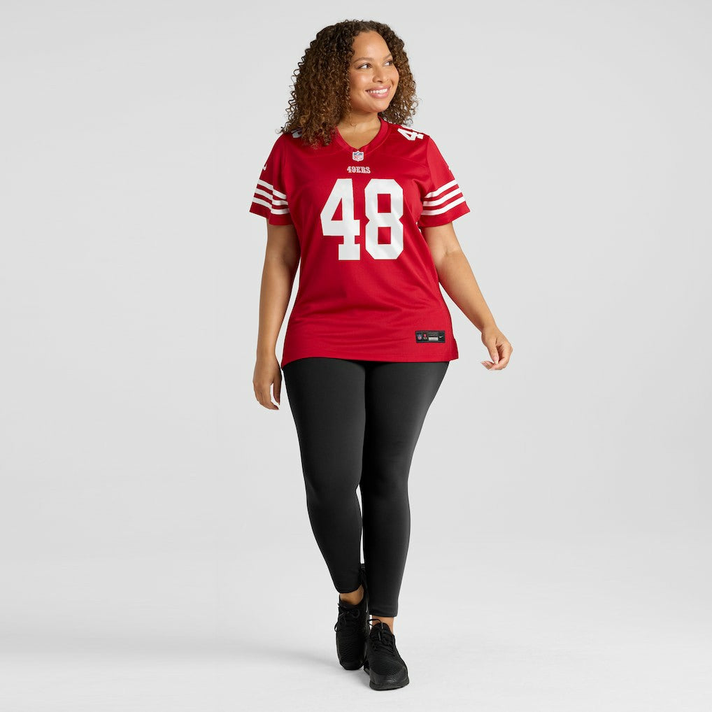 Tatum Bethune San Francisco 49ers Women's Team Game Jersey Scarlet - Nike