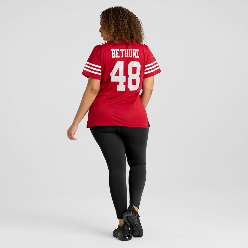 Tatum Bethune San Francisco 49ers Women's Team Game Jersey Scarlet - Nike
