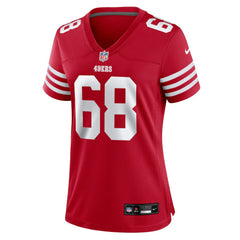 Colton McKivitz San Francisco 49ers Women's Team Game Jersey Scarlet - Nike