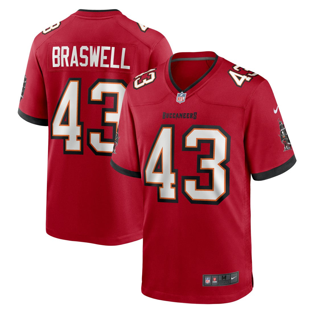 Chris Braswell Tampa Bay Buccaneers Game Jersey Red - Nike