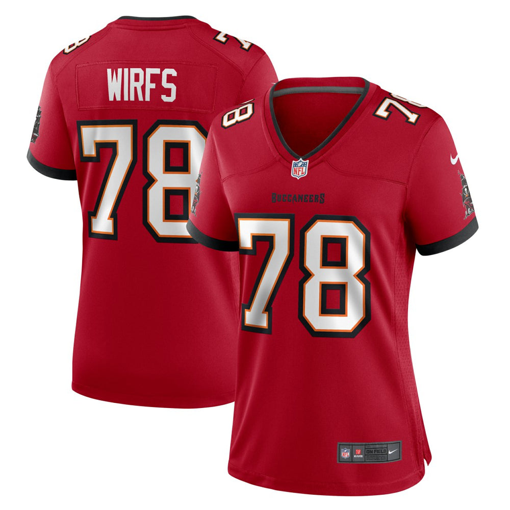 Tristan Wirfs Tampa Bay Buccaneers Women's Team Game Jersey Red - Nike