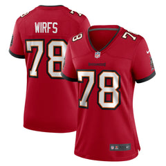 Tristan Wirfs Tampa Bay Buccaneers Women's Team Game Jersey Red - Nike