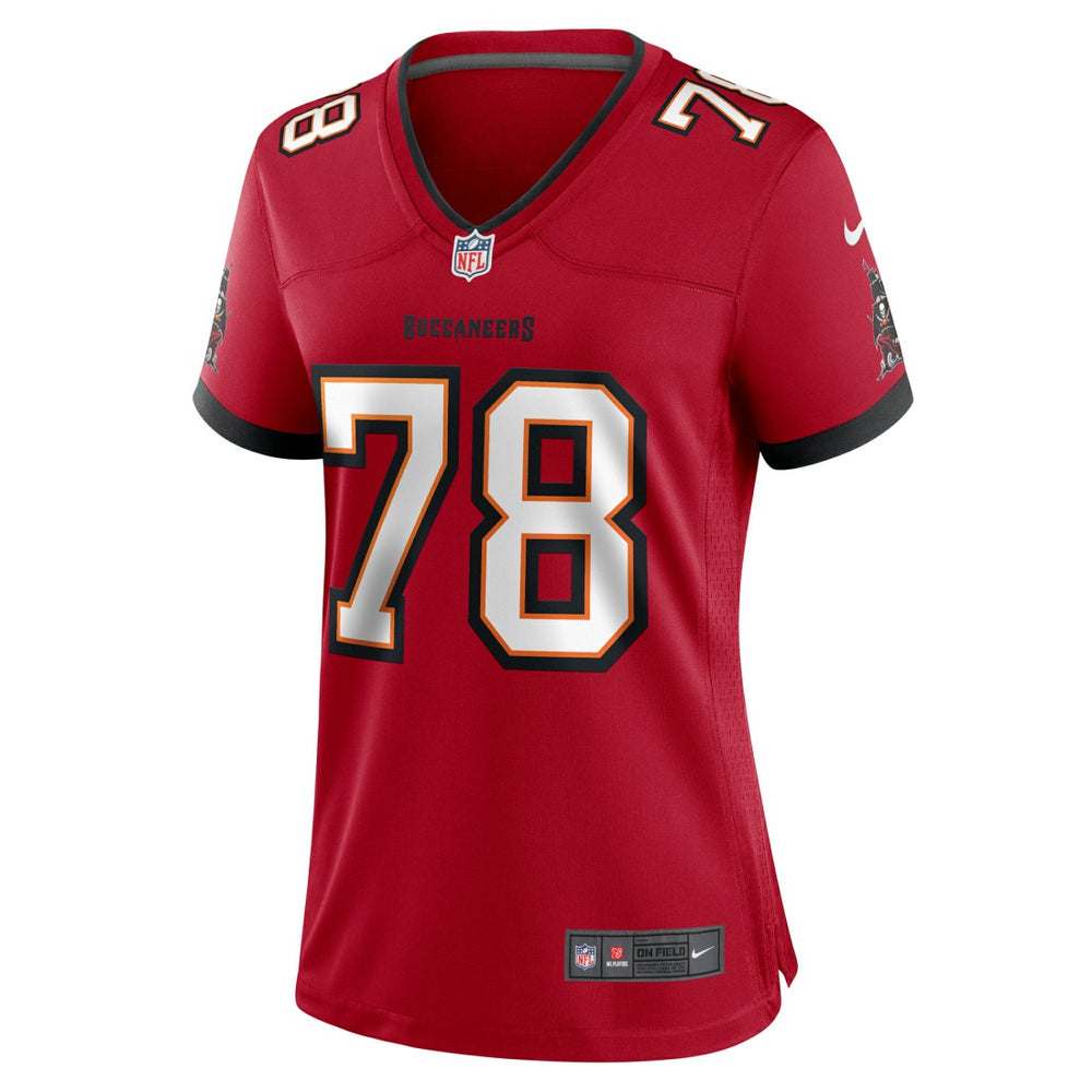 Tristan Wirfs Tampa Bay Buccaneers Women's Team Game Jersey Red - Nike