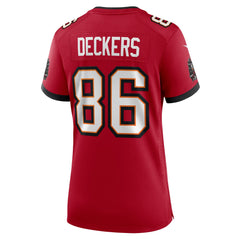 Evan Deckers Tampa Bay Buccaneers Women's Team Game Jersey Red - Nike