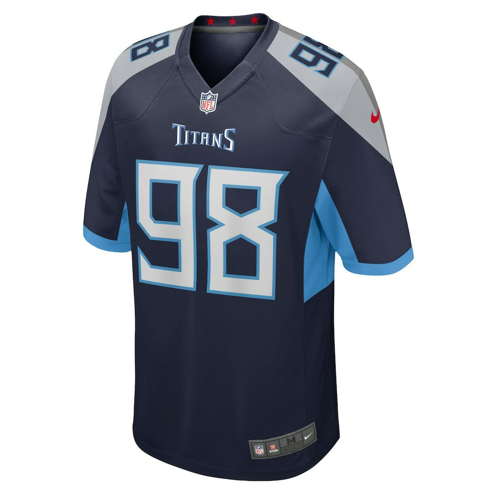 Jeffery Simmons Tennessee Titans Game Jersey Navy - Nike