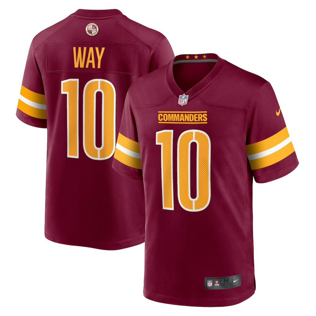 Tress Way Washington Commanders Game Jersey Burgundy - Nike
