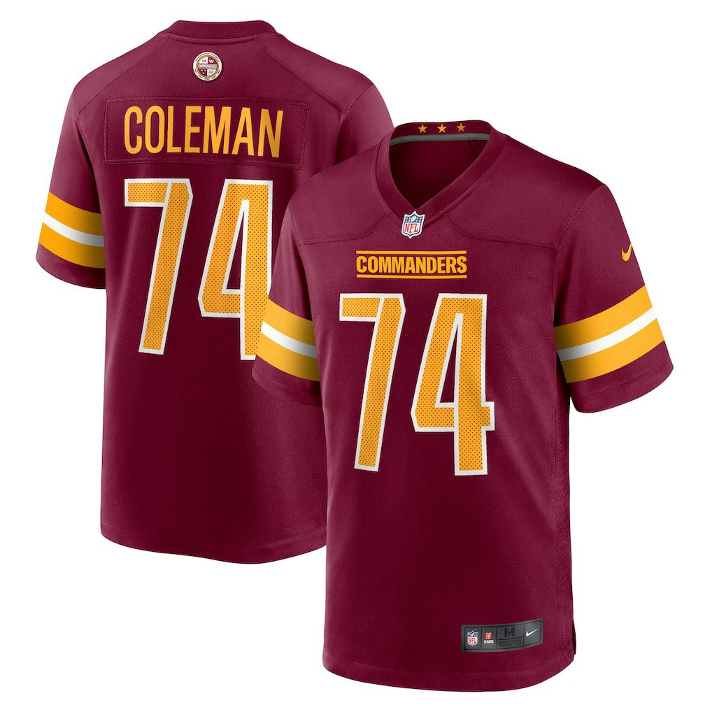 Brandon Coleman Washington Commanders Game Jersey Burgundy - Nike