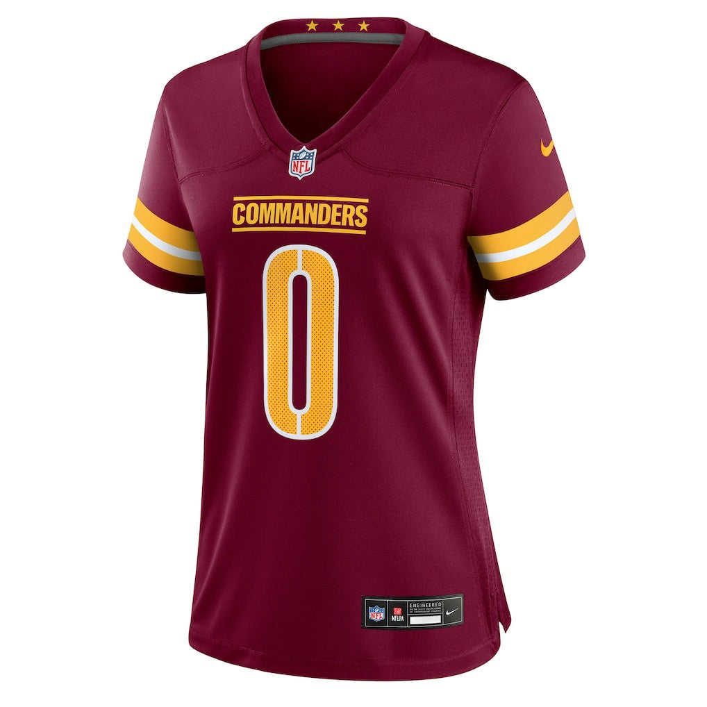 Mike Sainristil Washington Commanders Women's Team Game Jersey Burgundy - Nike