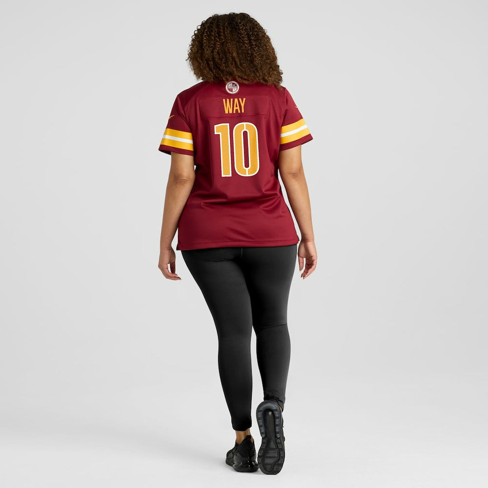 Tress Way Washington Commanders Women's Team Game Jersey Burgundy - Nike