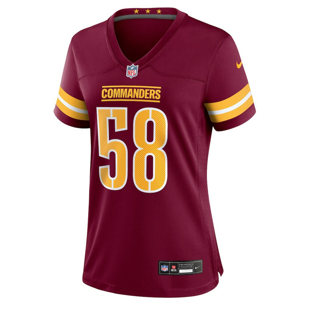Jordan Magee Washington Commanders Women's Team Game Jersey Burgundy - Nike