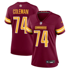 Brandon Coleman Washington Commanders Women's Team Game Jersey Burgundy - Nike