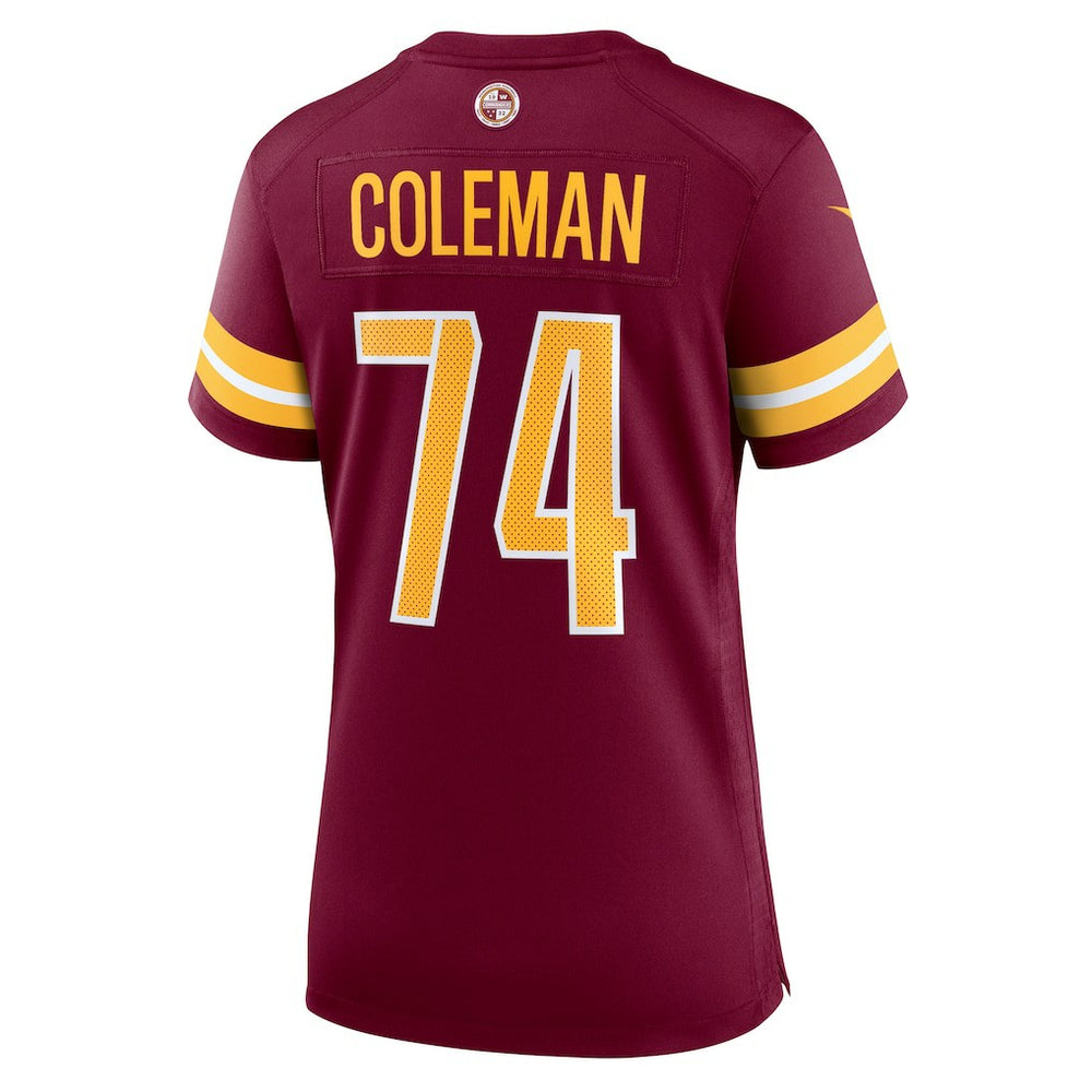 Brandon Coleman Washington Commanders Women's Team Game Jersey Burgundy - Nike
