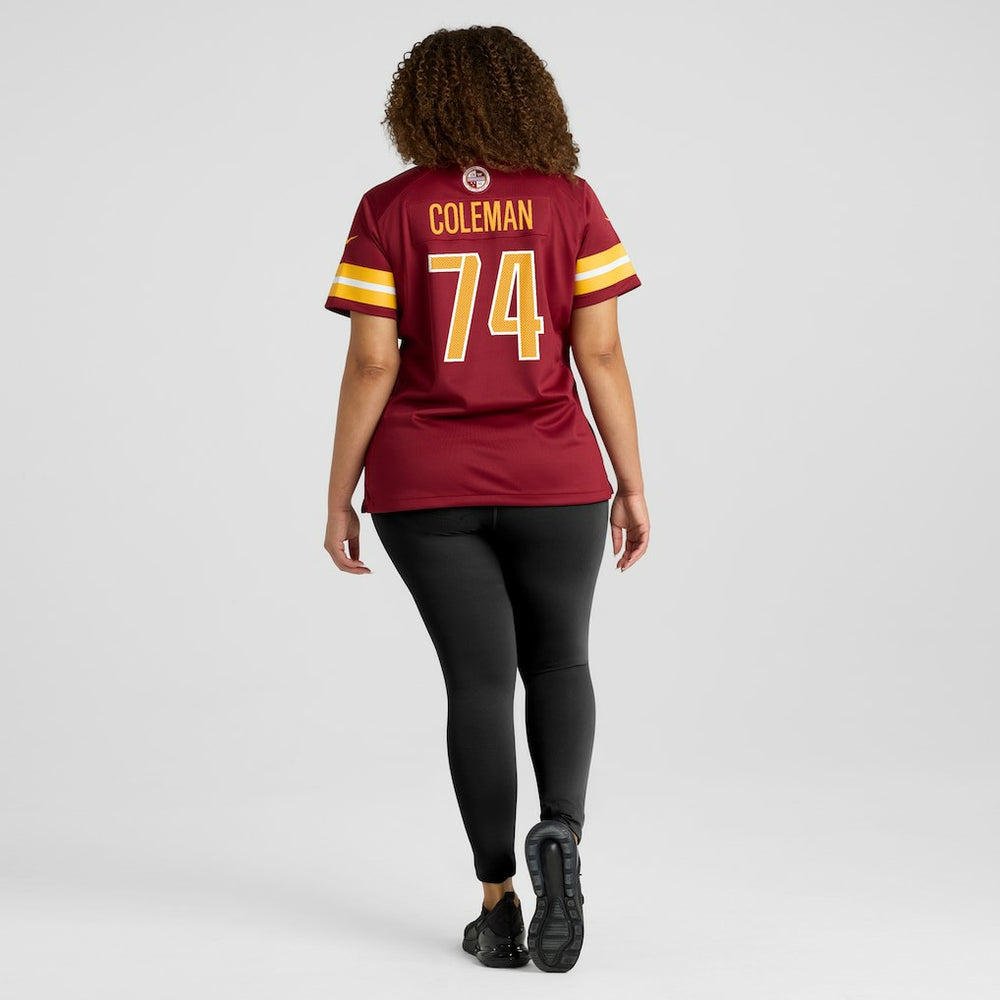 Brandon Coleman Washington Commanders Women's Team Game Jersey Burgundy - Nike