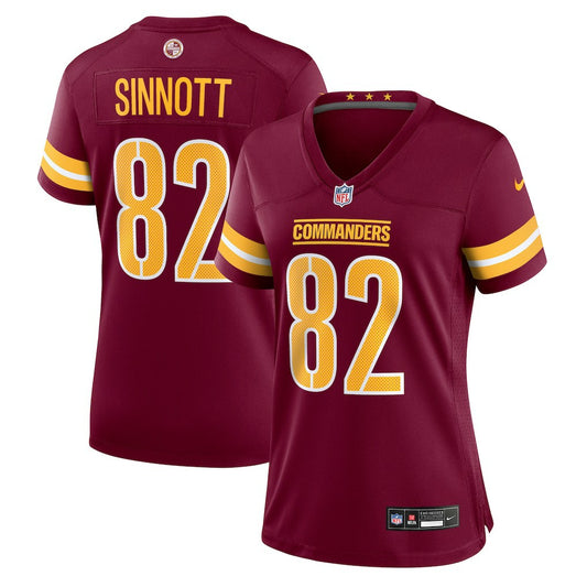 Ben Sinnott Washington Commanders Women's Team Game Jersey - Burgundy | NFL Jerseys