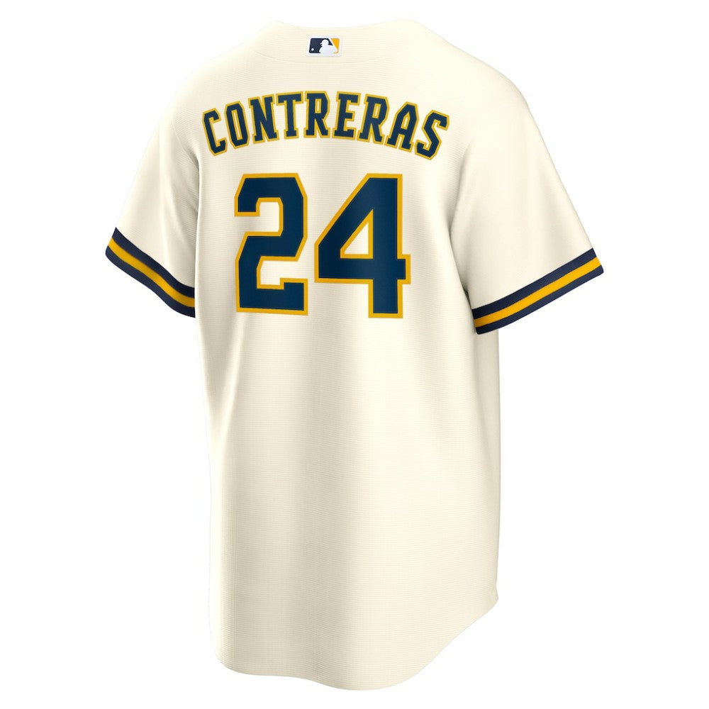 William Contreras Milwaukee Brewers Nike Home Replica Jersey Lifestyle