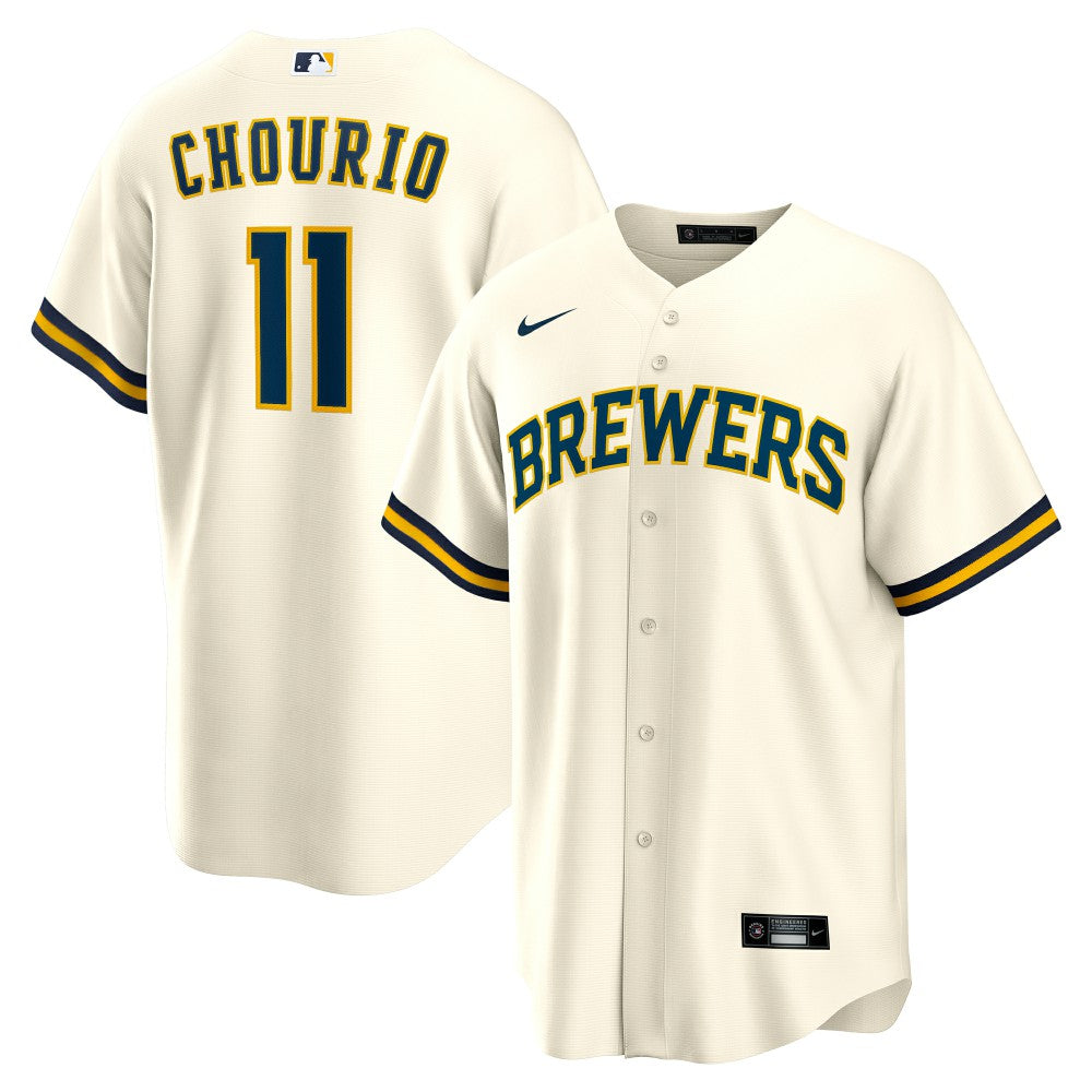 Jackson Chourio Milwaukee Brewers Nike Home Replica Jersey Online