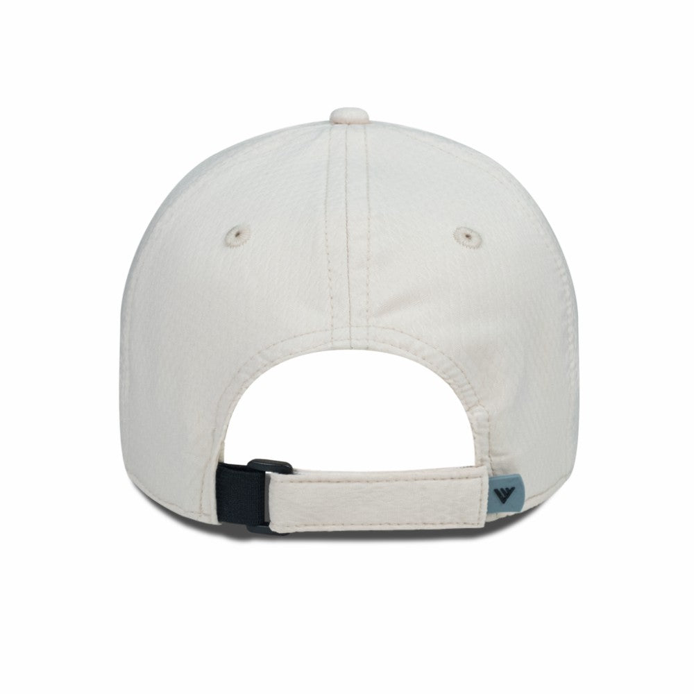 Washington Capitals Men's Levelwear Faux Leather Patch Unstructured Adjustable Hat Cream