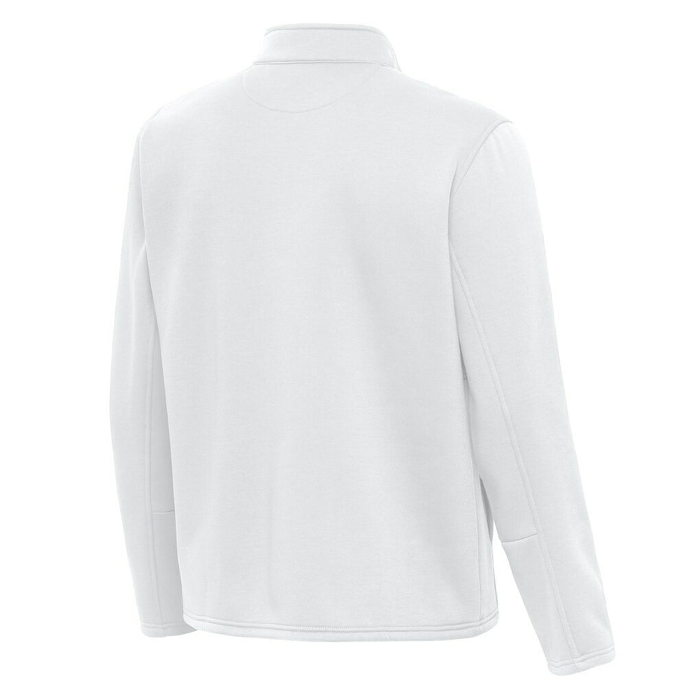 Indianapolis Colts Antigua Twist Quarter-Zip Pullover Jacket White - NFL