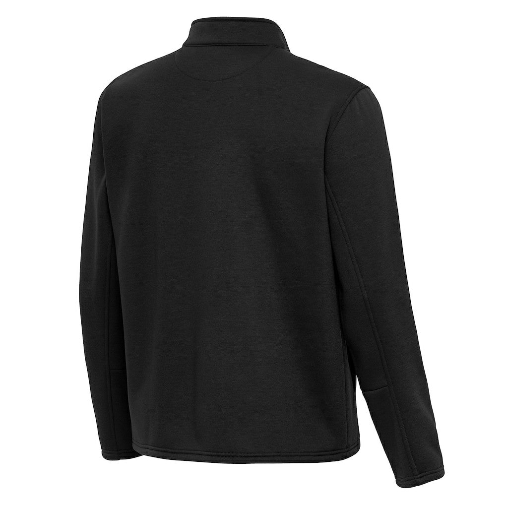 Dallas Cowboys Antigua Twist Quarter-Zip Pullover Jacket Black - NFL