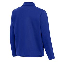New York Giants Antigua Twist Quarter-Zip Pullover Jacket Royal - NFL