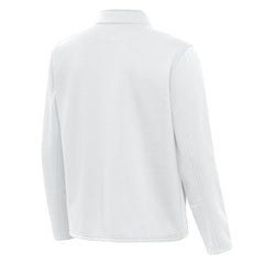 Pittsburgh Steelers Antigua Twist Quarter-Zip Pullover Jacket White - NFL