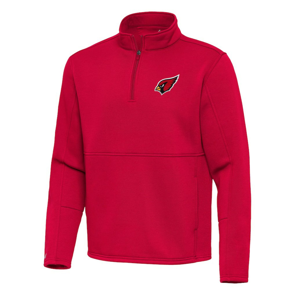 Arizona Cardinals Antigua Twist Quarter-Zip Pullover Jacket Red - NFL