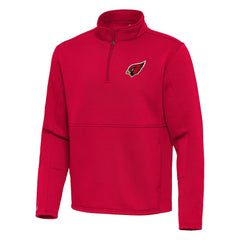 Arizona Cardinals Antigua Twist Quarter-Zip Pullover Jacket Red - NFL