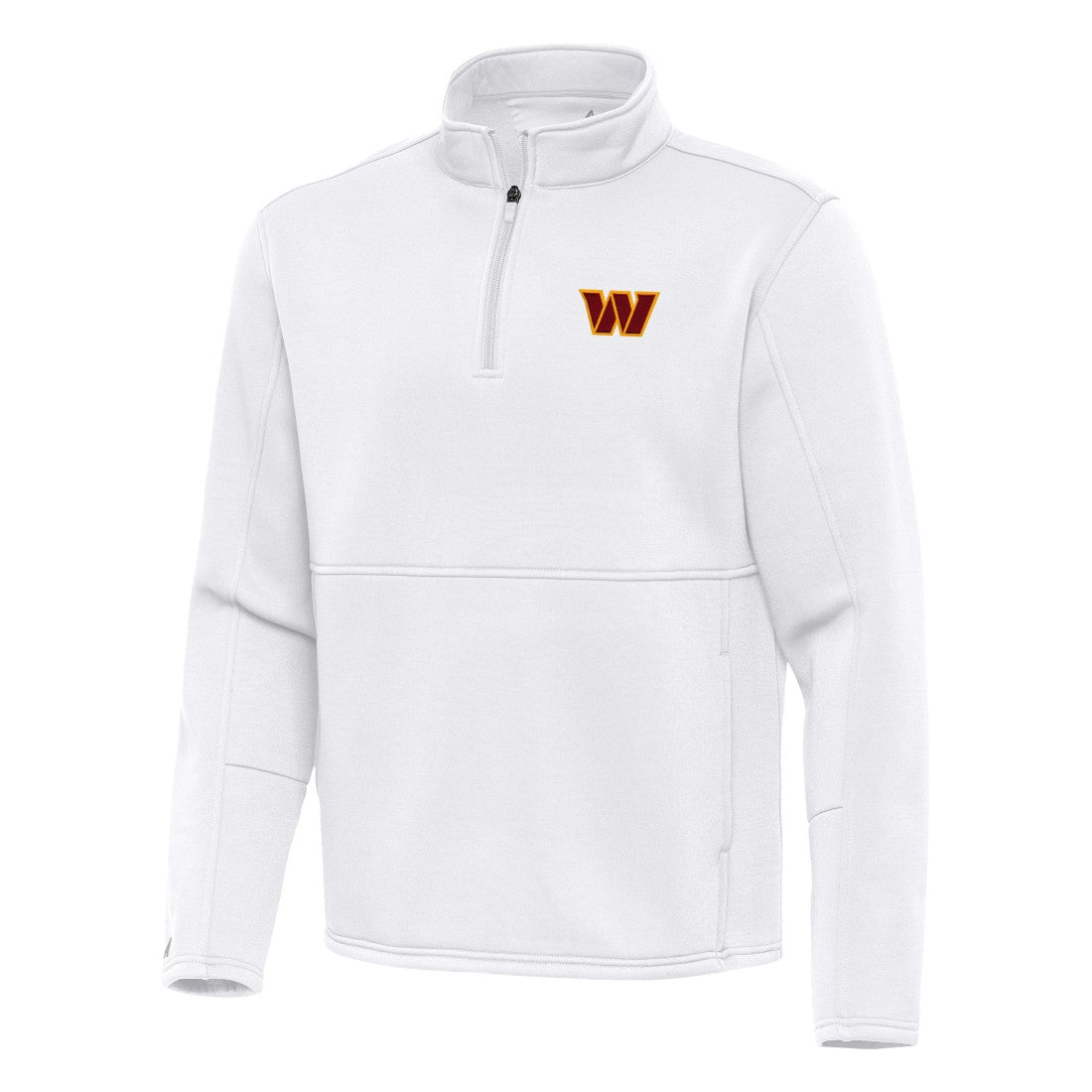 Washington Commanders Antigua Twist Quarter-Zip Pullover Jacket White - NFL