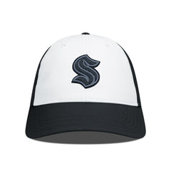 Seattle Kraken Levelwear Endure Nightfall Blackout Patch Unstructured Flex Hat Black/White
