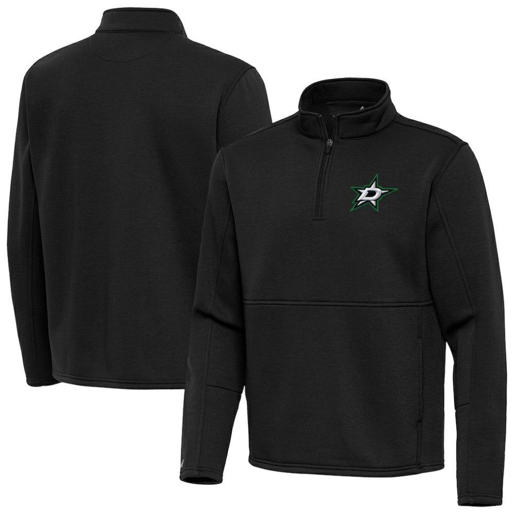 Dallas Stars - Antigua Twist Quarter-Zip Pullover Jacket Black
