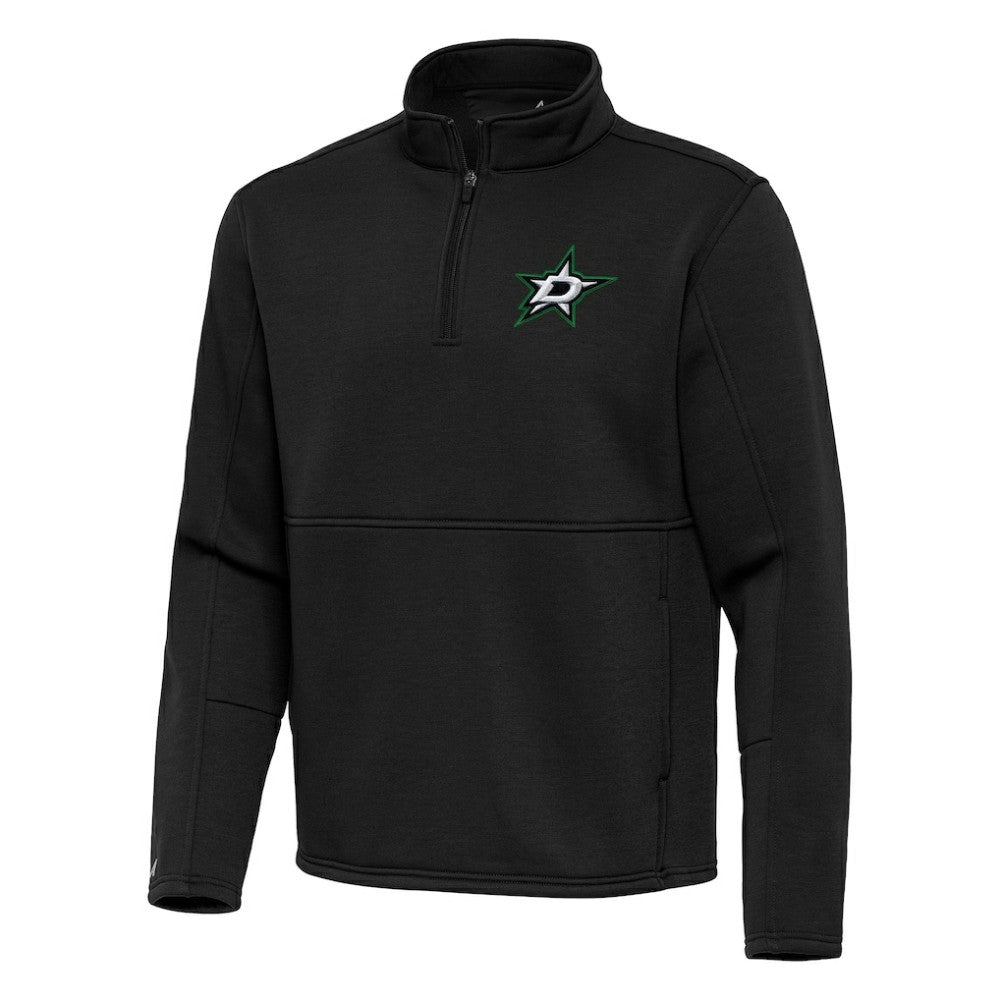 Dallas Stars - Antigua Twist Quarter-Zip Pullover Jacket Black