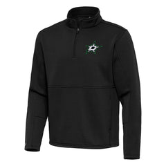 Dallas Stars - Antigua Twist Quarter-Zip Pullover Jacket Black