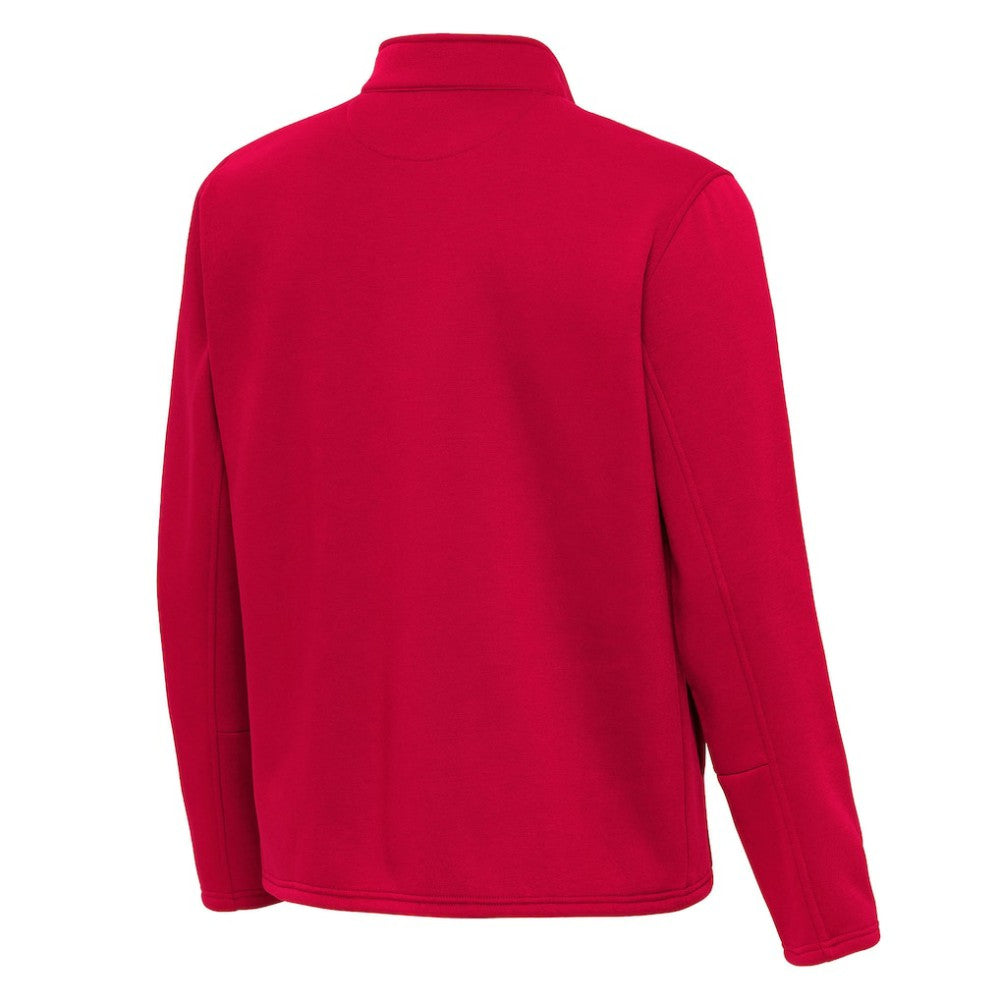 Minnesota Wild - Antigua Twist Quarter-Zip Pullover Jacket Red