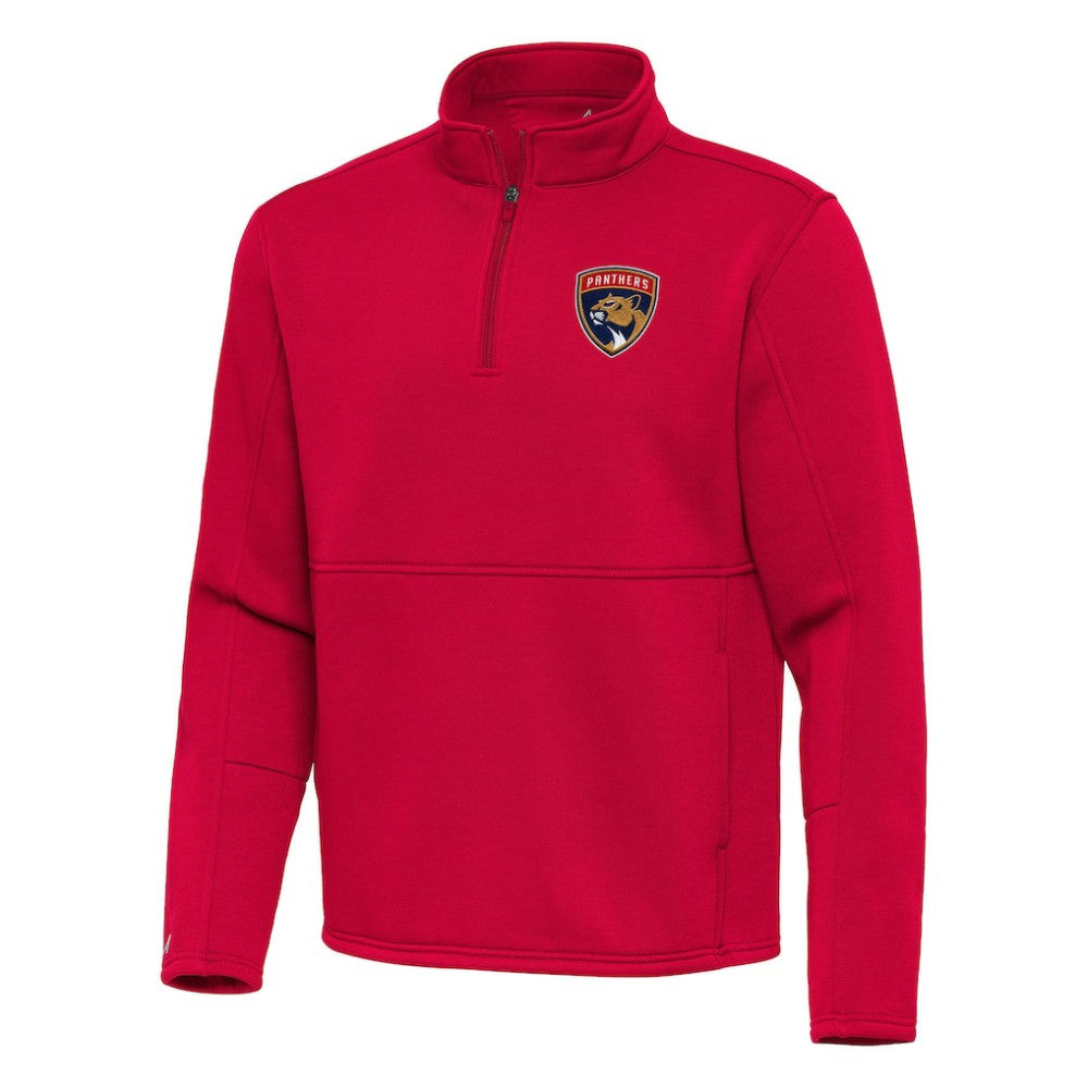 Florida Panthers - Antigua Twist Quarter-Zip Pullover Jacket Red