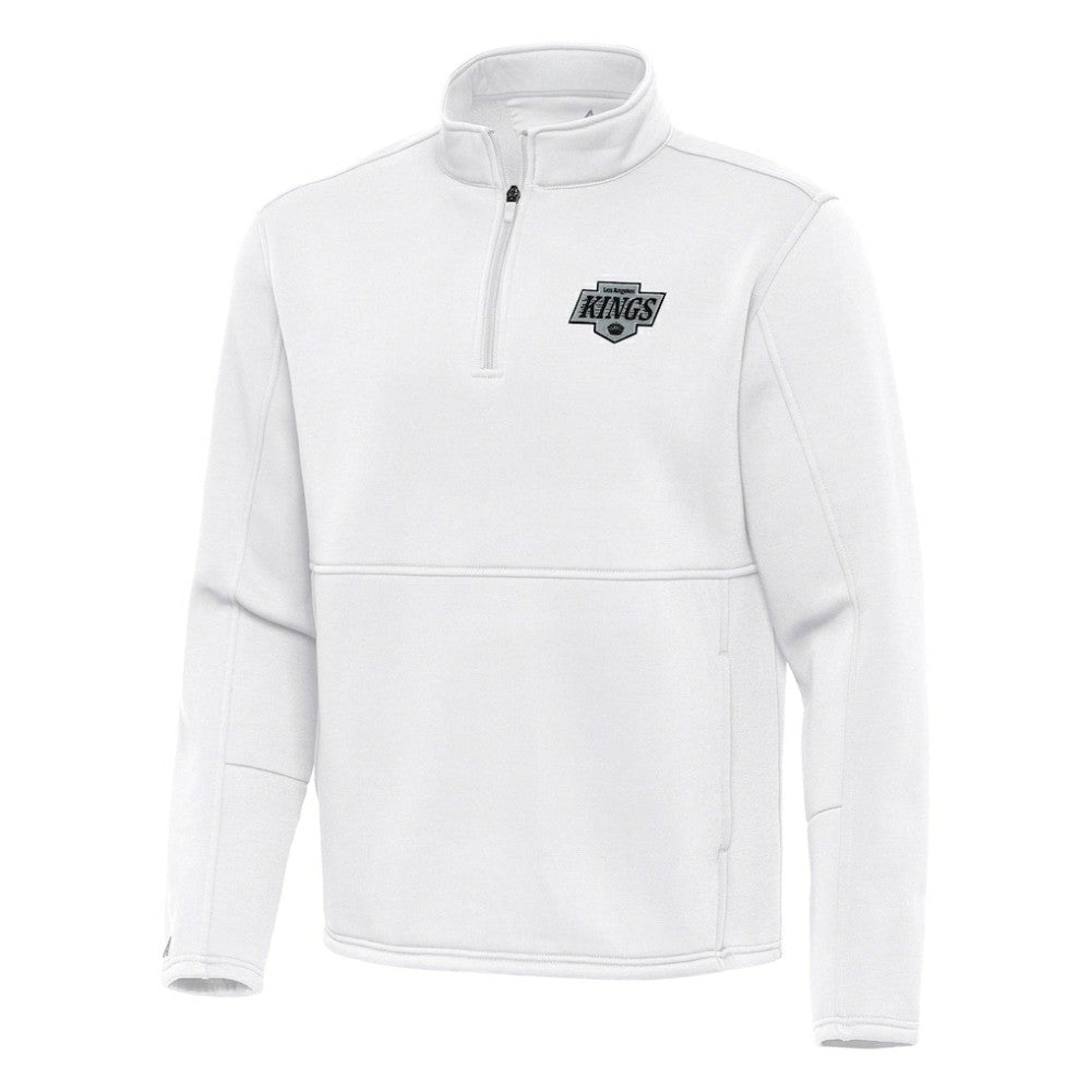 Los Angeles Kings - Antigua Twist Quarter-Zip Pullover Jacket White