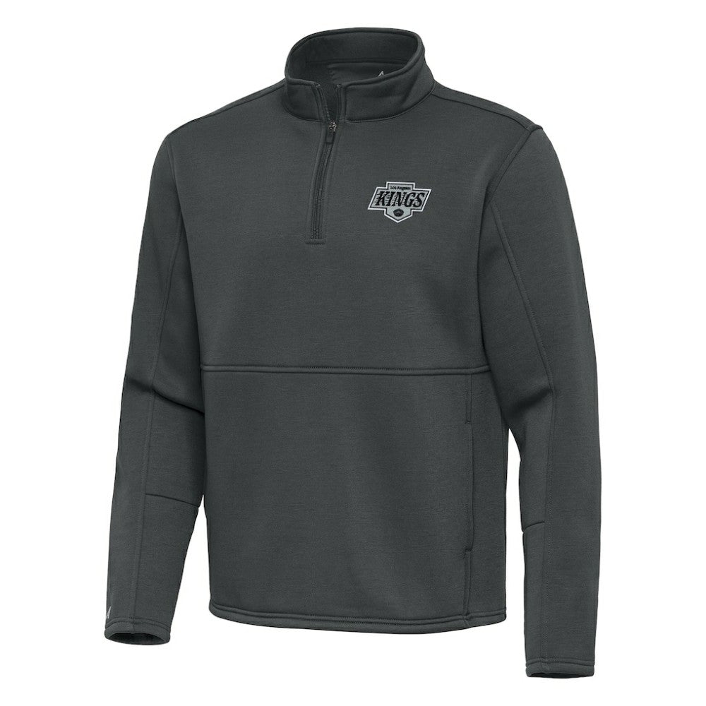 Los Angeles Kings - Antigua Twist Quarter-Zip Pullover Jacket Silver