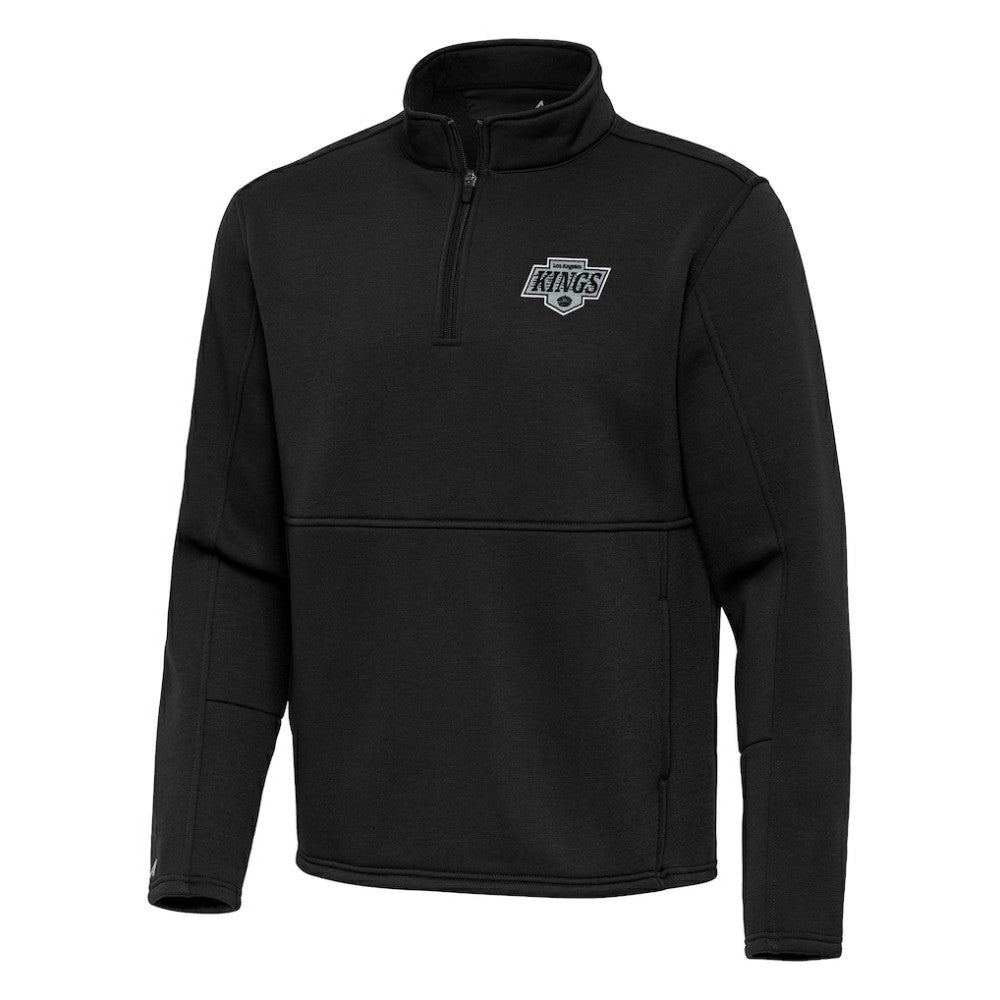 Los Angeles Kings - Antigua Twist Quarter-Zip Pullover Jacket Black