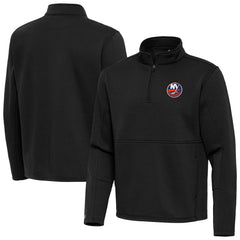 New York Islanders - Antigua Twist Quarter-Zip Pullover Jacket Black
