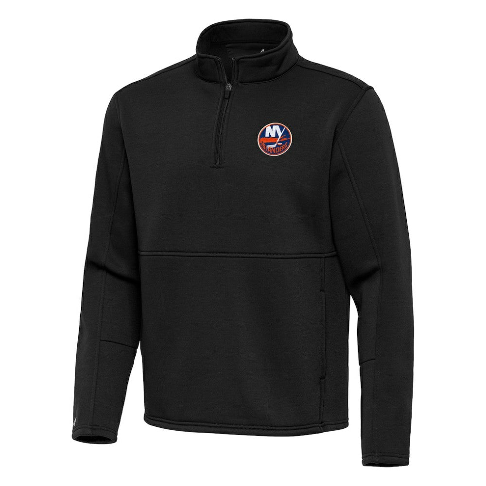 New York Islanders - Antigua Twist Quarter-Zip Pullover Jacket Black
