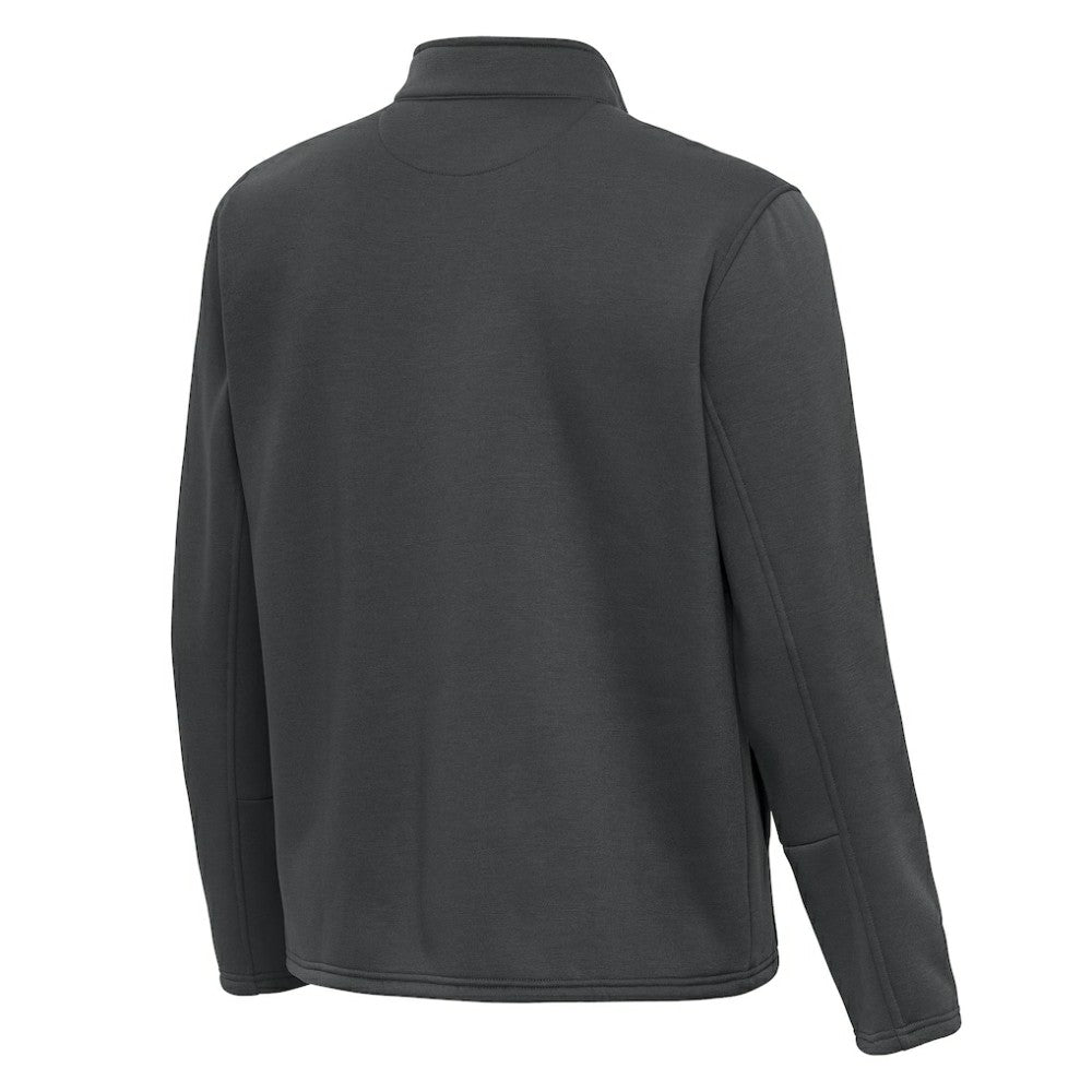 New York Islanders - Antigua Twist Quarter-Zip Pullover Jacket Pewter