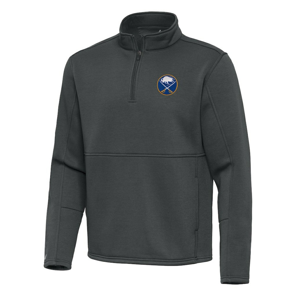Buffalo Sabres - Antigua Twist Quarter-Zip Pullover Jacket Pewter