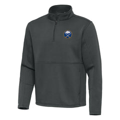 Buffalo Sabres - Antigua Twist Quarter-Zip Pullover Jacket Pewter