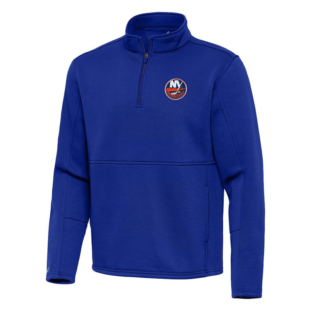 New York Islanders - Antigua Twist Quarter-Zip Pullover Jacket Royal