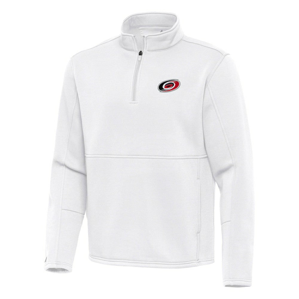 Carolina Hurricanes - Antigua Twist Quarter-Zip Pullover Jacket White