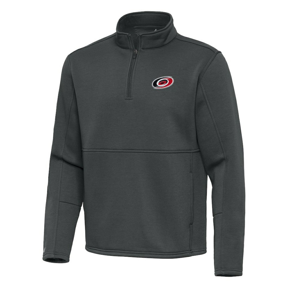 Carolina Hurricanes - Antigua Twist Quarter-Zip Pullover Jacket Silver