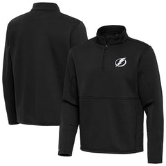 Tampa Bay Lightning - Antigua Twist Quarter-Zip Pullover Jacket Black